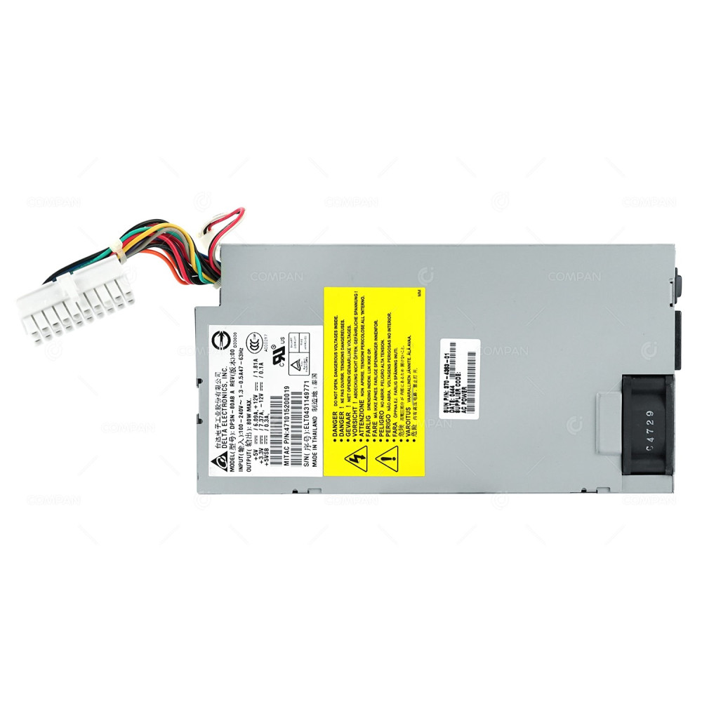 370-4363-01 SUN 80W POWER SUPPLY FOR SUNFIRE V100 DPSN-80AB